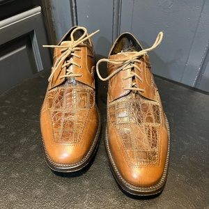 Stacy Adam Signature Genuine Caiman Size 8 M…